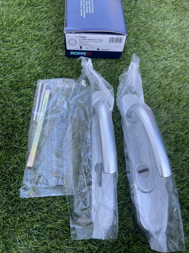Hoppe Tokyo Handle Aluminium Silver 92mm High Security Cheap Cheap - Image 3 of 4