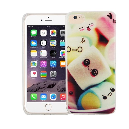 Funda de móvil para Apple iPhone SE 2020 Malvaviscos Funda Carcasa Motivo Slim - Imagen 1 de 2