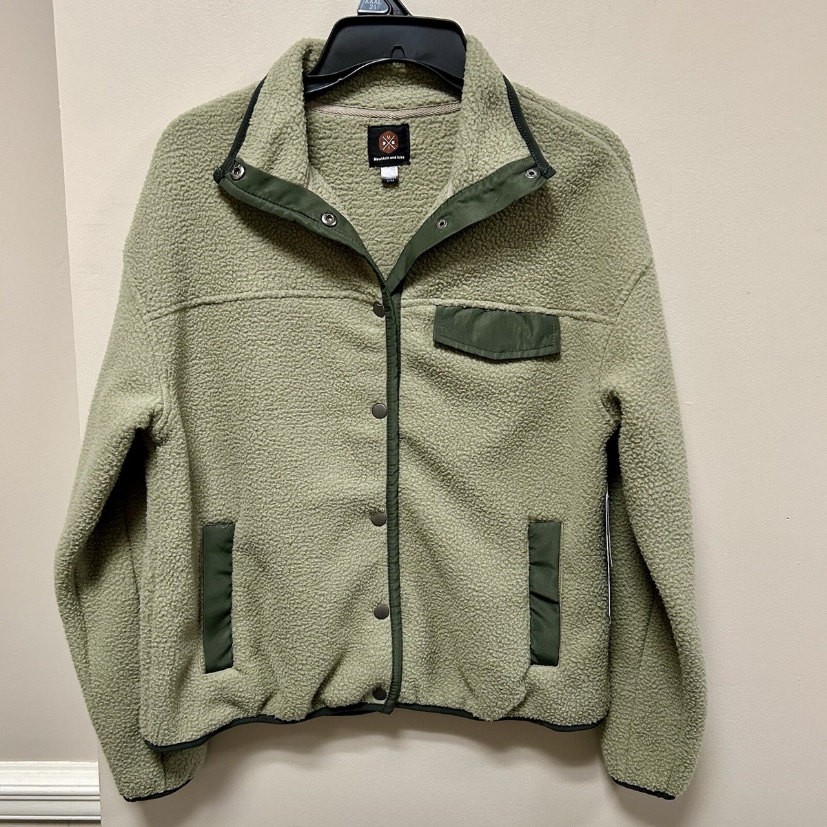 Mountain & Isles Sz XS Gravity Grey Gray Sherpa Fleece Jacket NWT