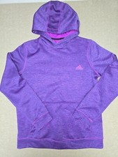 Women's Purple Adidas Pullover Hoodie W/ Thumbholes Size Medium