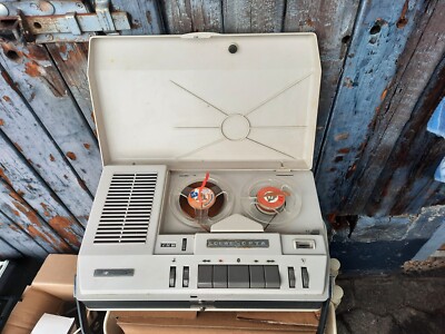 Tonbandgerät Loewe-Opta Optacord 416 mit 220 Volt & 5x Monozellen, 1965-1967
