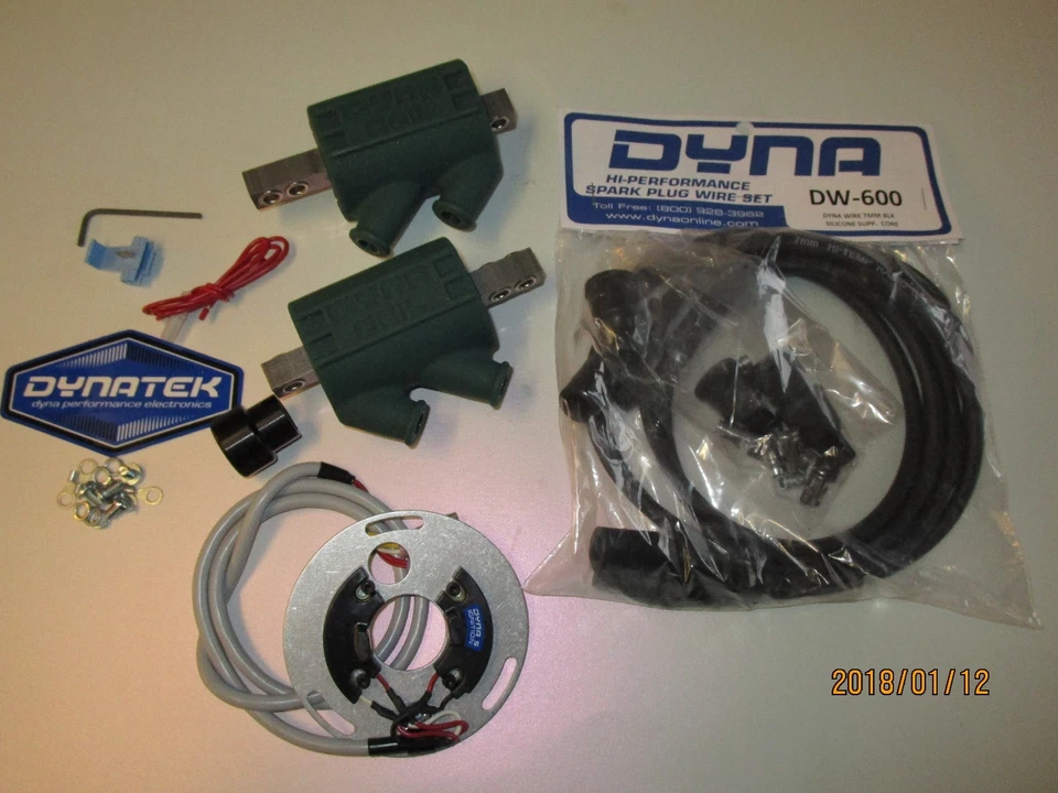 Kawasaki Z900 Z1000 Dyna S Encendido, bobinas Dyna y cables de enchufe kit completo Foto 2 de 3