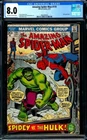 Amazing Spider-Man #119 (1973) | CGC 8.0 OW/W | Spidey vs. Hulk | Romita cover