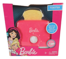 Barbie Toaster Pink Toy 3 New In Box Kitchen Appliance