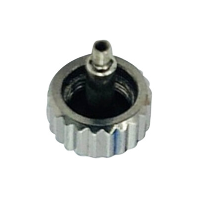 1Pc Silver Stainless Watch Crown For NH35 NH36 Watch Movement Replacement