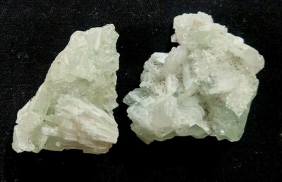 glassy apophyllite with stilbite scolecite crystal mineral specimen 366