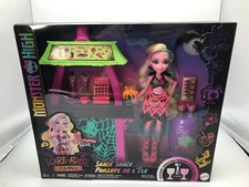 Monster High Lagoona Blue Fashion Doll Playset Scare-adise Island Snack New
