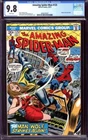 AMAZING SPIDER-MAN #125 CGC 9.8 WHITE PAGES // ORIGIN OF MAN WOLF MARVEL 1973