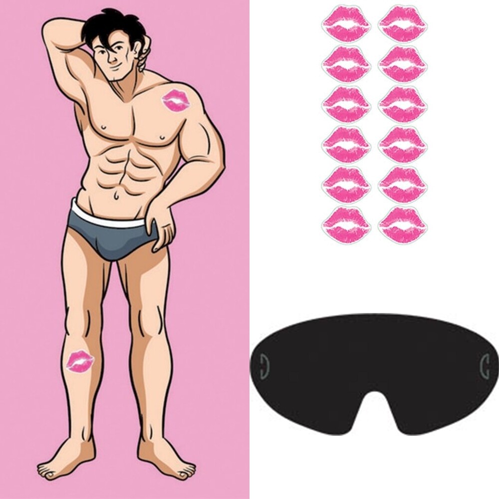 Bridal Shower Game Activity Kiss the Stud Hens Night Bachelorette Party |  eBay