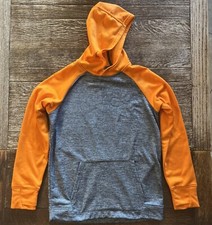 All in Motion Boys Tech Fleece Hoodie  Gray/Orange  Sz XL 16  Tags Clipped