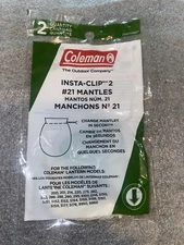 coleman 21 lantern mantles insta clip camping hunting fishing emergency