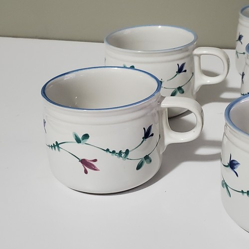 Savior Vivre Portofino Blue JF036 Coffee Tea Cups Mugs (Set of 8) Exc Condition - Picture 5 of 16