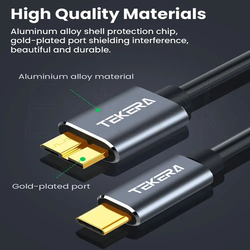 USB Type C 3.1 to Micro B 3.0 Cable Connector For HDD SSD External Hard Drive AU - Picture 7 of 15