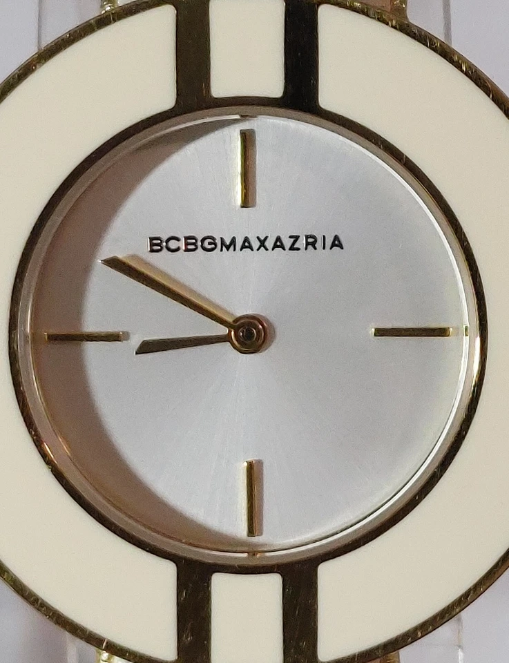 Reloj BCBGMAXAZRIA BG6250 caja de oro blanco con correa de cuero Foto 2 de 4