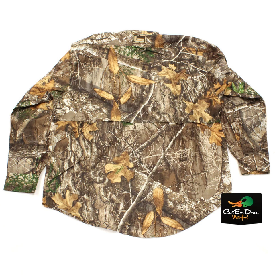 NEW BANDED GEAR MID WEIGHT HUNTING SHIRT REALTREE EDGE CAMO LARGE - Image 2 of 2