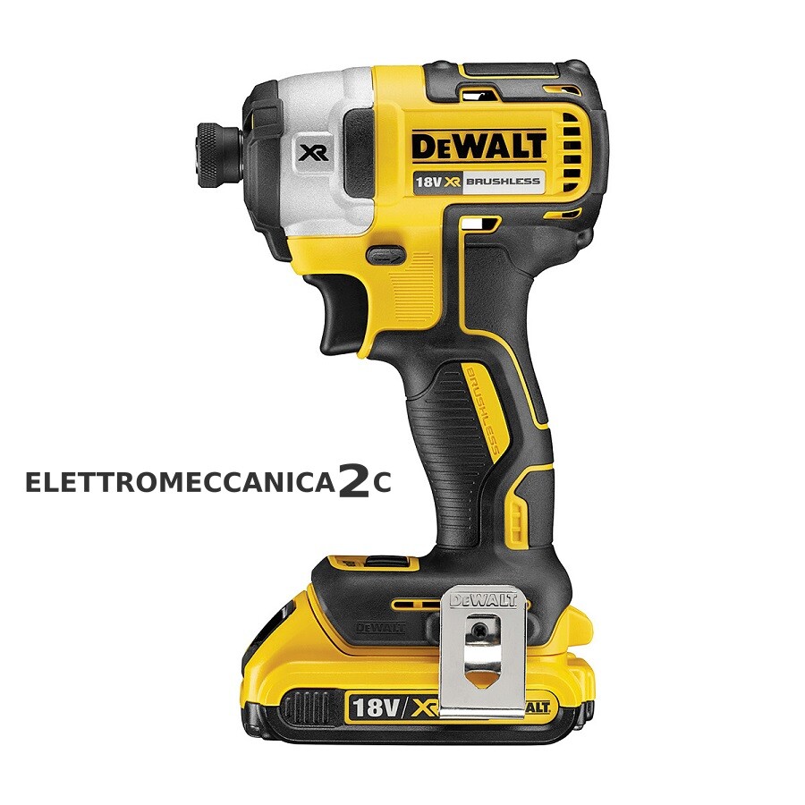 DEWALT DCF887D2-QW avvitatore impulsi 18v 2x2ah brushless 1/4 205Nm 3 velocita'