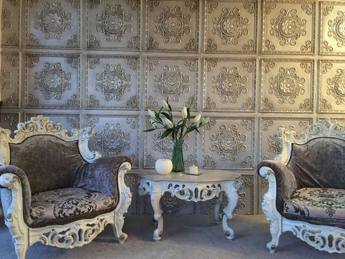 Decorative Fancy Tiles Suspended Wall Panel for Salon PL10 Antique tin 10pcs/lot - Picture 13 of 20