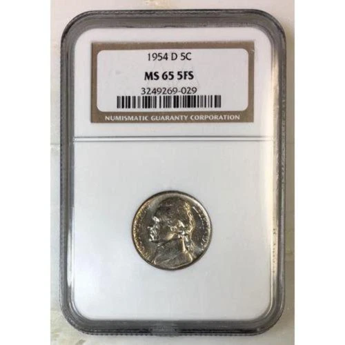 1954 D Jefferson Nickel NGC MS65 5FS ***Rev Tye's Coin Stache*** #9029485