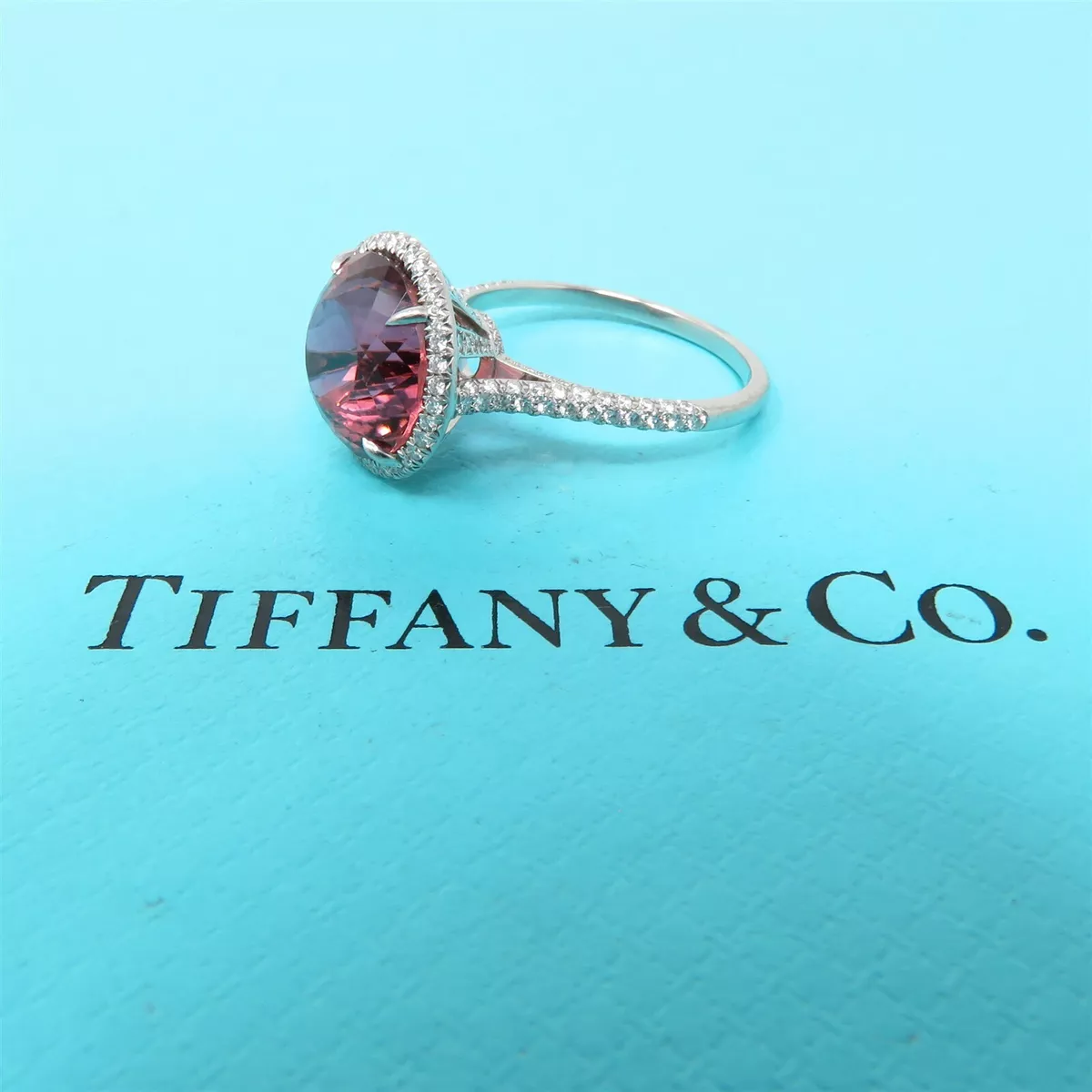 Stunning Hot Pink Tourmaline Ring