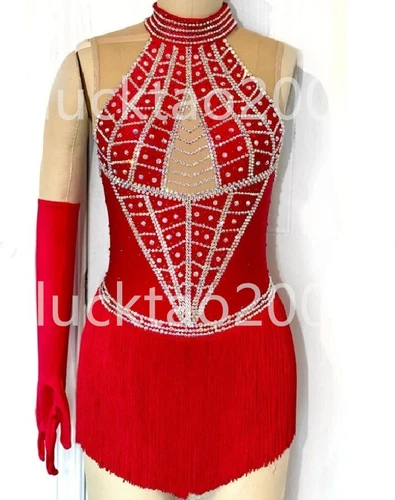 New style Figure Skating Ice Skating Dress Costume Sparkle Best-selling 88046