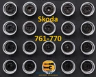 Original Skoda wheel lock key wheel lock 761-770 key nut