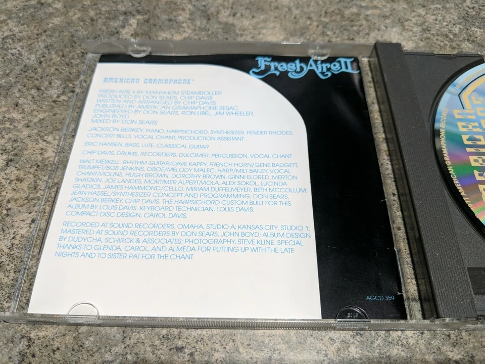 Mannheim Steamroller — Fresh Aire II (1984) AGCD-359 CD, альбом, Япония, быстрая доставка - Изображение 2 из 4