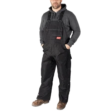 Milwaukee 261B Gridiron Black Zip-to Thigh Bib Overall Various Sizes and Lengths