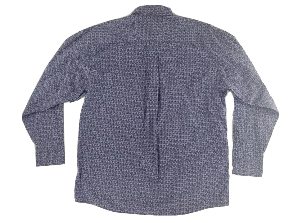 Camisa de vestir ajustada Panhandle para hombre L púrpura cachemira manga larga abotonada Foto 2 de 4