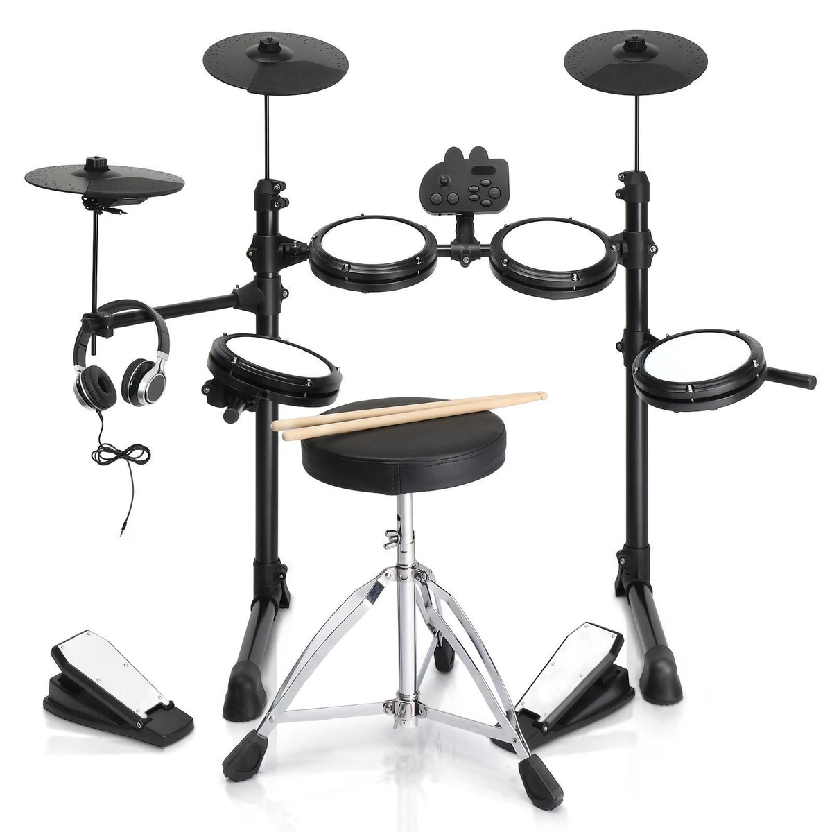 Electronic drum kit cymbals discount