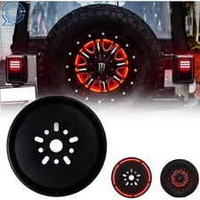 Spare Tire Mount LED Lamp 3rd Brake Light Kit For 1986-2019 Jeep Wrangler Rear