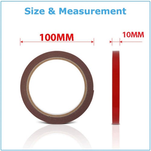 1-6X Auto Tape Acrylic Foam Double Sided Mounting Adhesive 3m x 10mm Truck Car - Picture 17 of 30