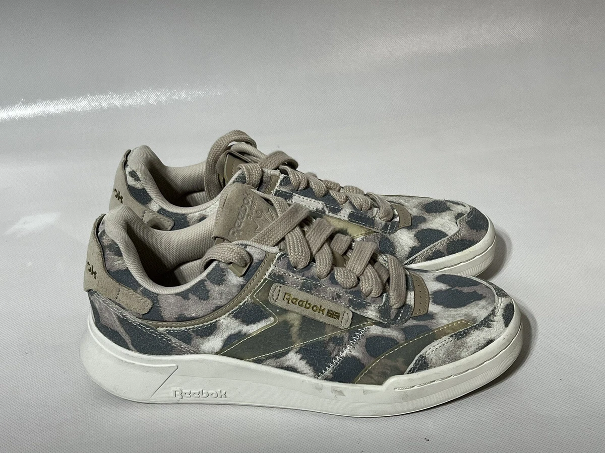 Reebok Club C Legacy Women s Tennis Shoes Size 7 Leopard Print eBay