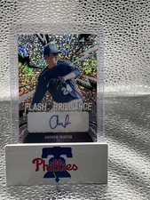 2022 Leaf Flash Of Brilliance  Andrew Painter RC AUTO PHillies - Qty Available