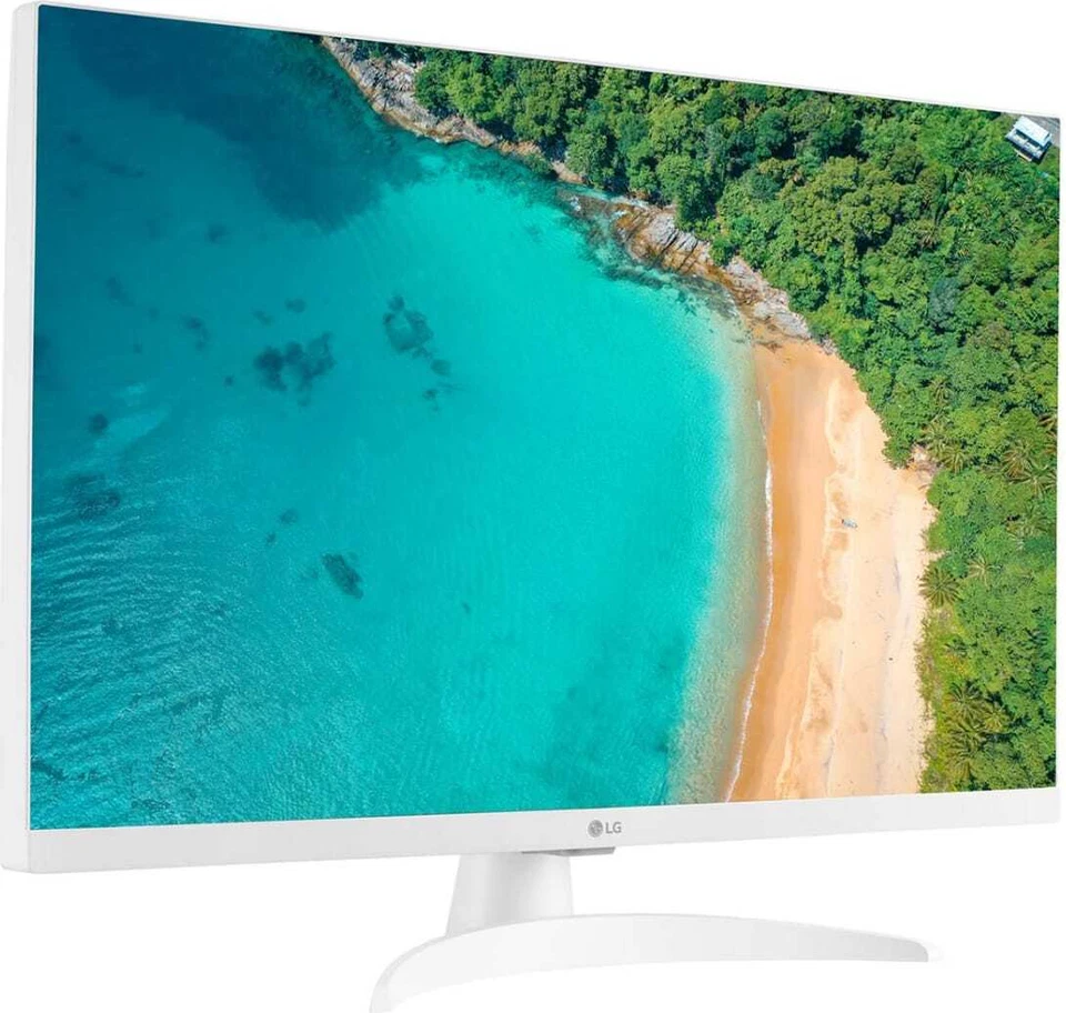 Lg Monitor TV Smart 27" Full HD con sistema webOS Bianco  27TQ615S-WZ - Immagine 4 di 4