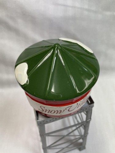 WATERTOWER ACCESSORY Dept 56 Original Snow Village 56.51330 Metal Ceramic Green - Picture 6 of 9