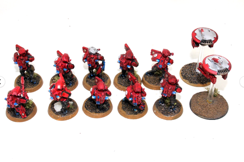 Warhammer Tau Fire Warriors Well Painted A14 - Picture 3 of 4