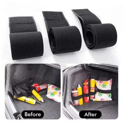 50cm Auto Kofferraum Organizer Fest Magic Tape Autos Verstauen Aufräumen Fester Gurt Auto