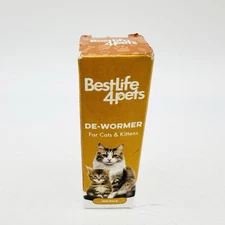 Homeopathic Broad Spectrum Dewormer for Cats & Kittens Exp 12/2029