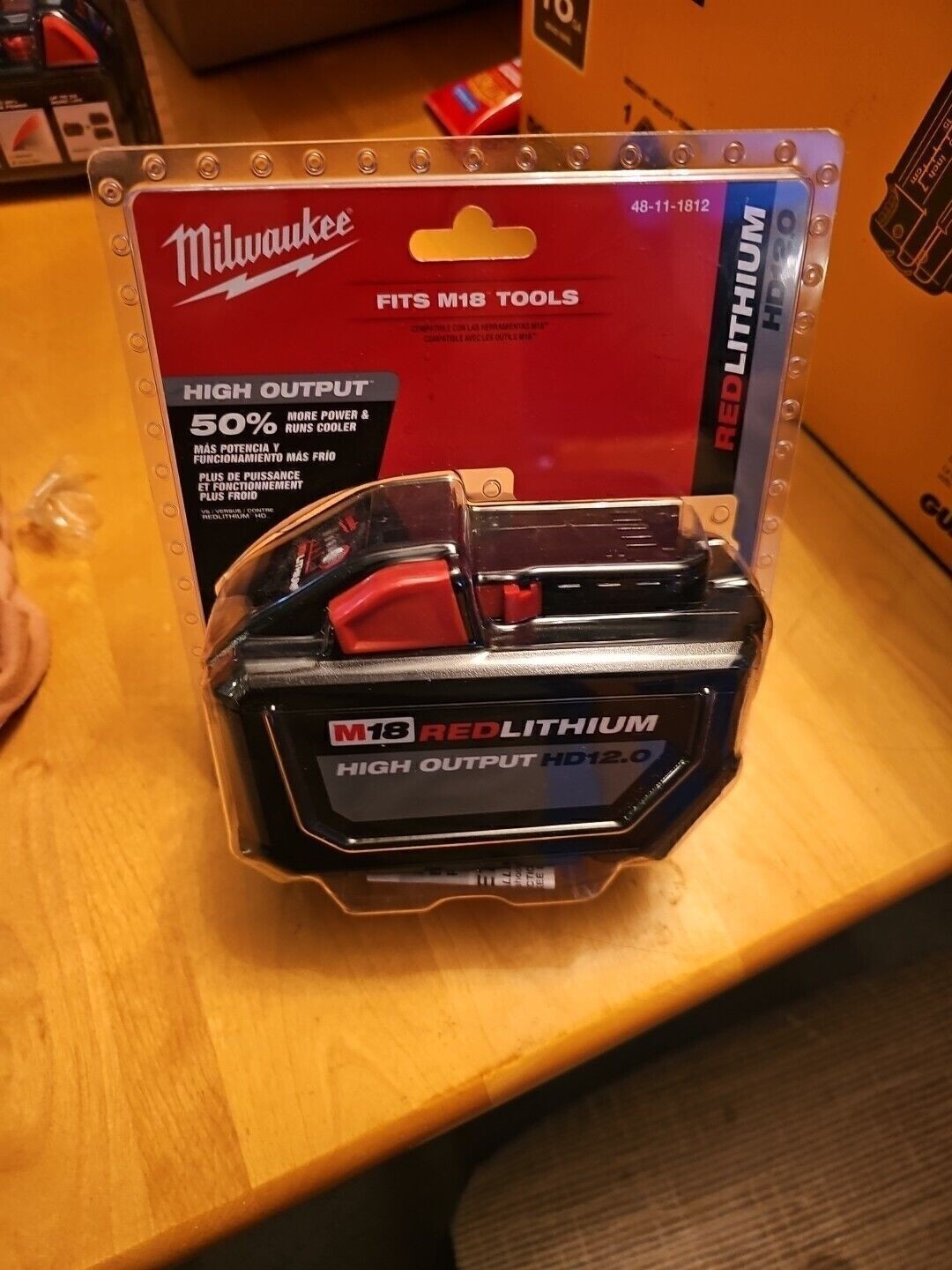 FOR Milwauke 48-11-1812 M18 RedLithium High Output HD 12&period;0 Battery
