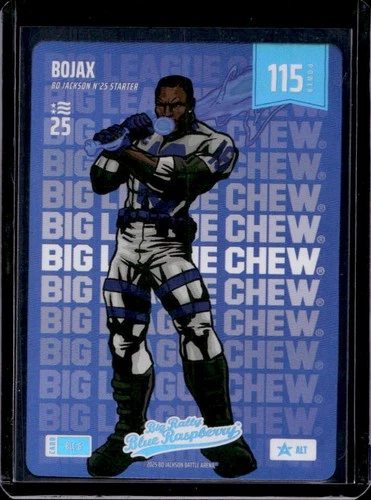 2025 Bo Jackson Battle Arena Bojax Big League Chew Blue Raspberry Alt #BLC-6