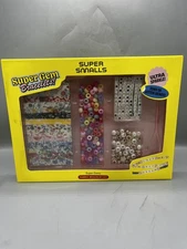 Super Smalls DIY Tie Friendship Bracelet Kit with Beads & Fabric NEW Damaged Box