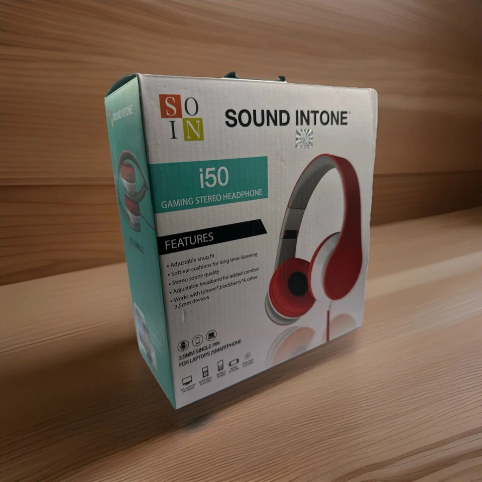 🎧 Auriculares estéreo para juegos SOUND INTONE i50 con micrófono | Bajos y comodidad 🎮 Foto 2 de 4