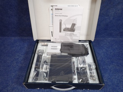 SHURE SLX124/85/SM58 G4 Wireless System Receiver Handheld Bodypack Lavalier (K26 - Picture 3 of 6