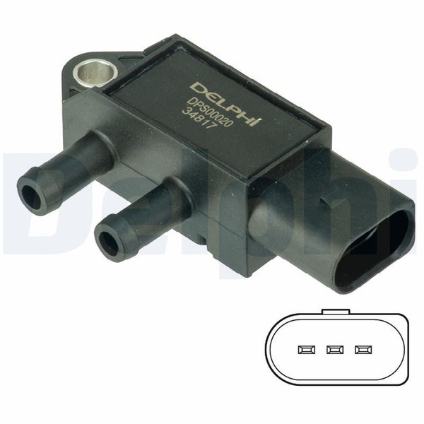 Delphi Sensor, Abgasdruck DPS00020 FüR VW Seat Audi Skoda-image