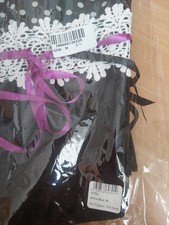 NEU Damen Vollbrustcorsage in schwarz weiß m...