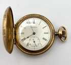 Waltham Seaside Antique Mechanical Pocket Watch  7J  6s  9764525 DOESN'T WORK