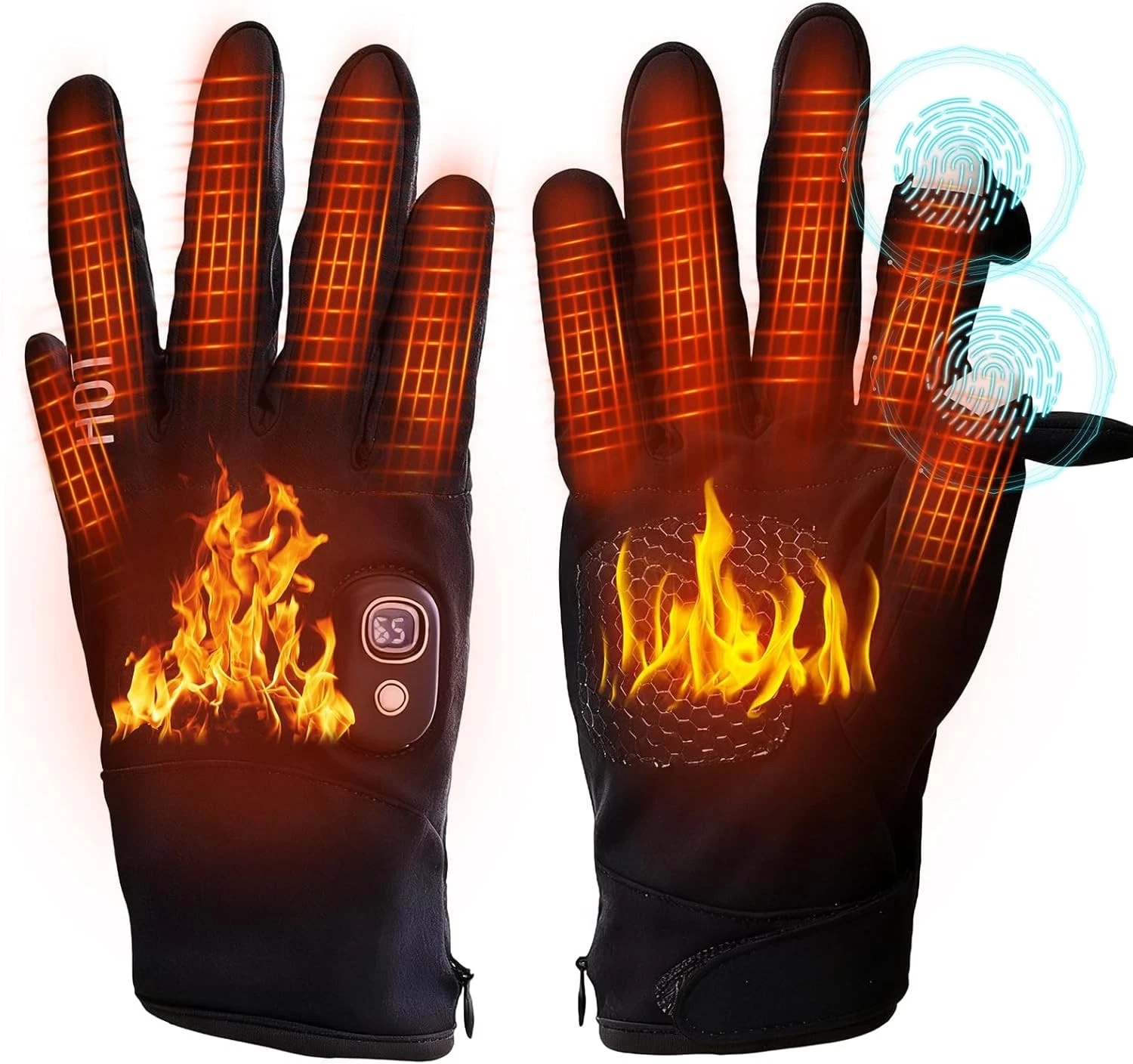 Heated Gloves Electric with Rechargeable Battery Skiing Work Camping Hiking
Opens in a new window or