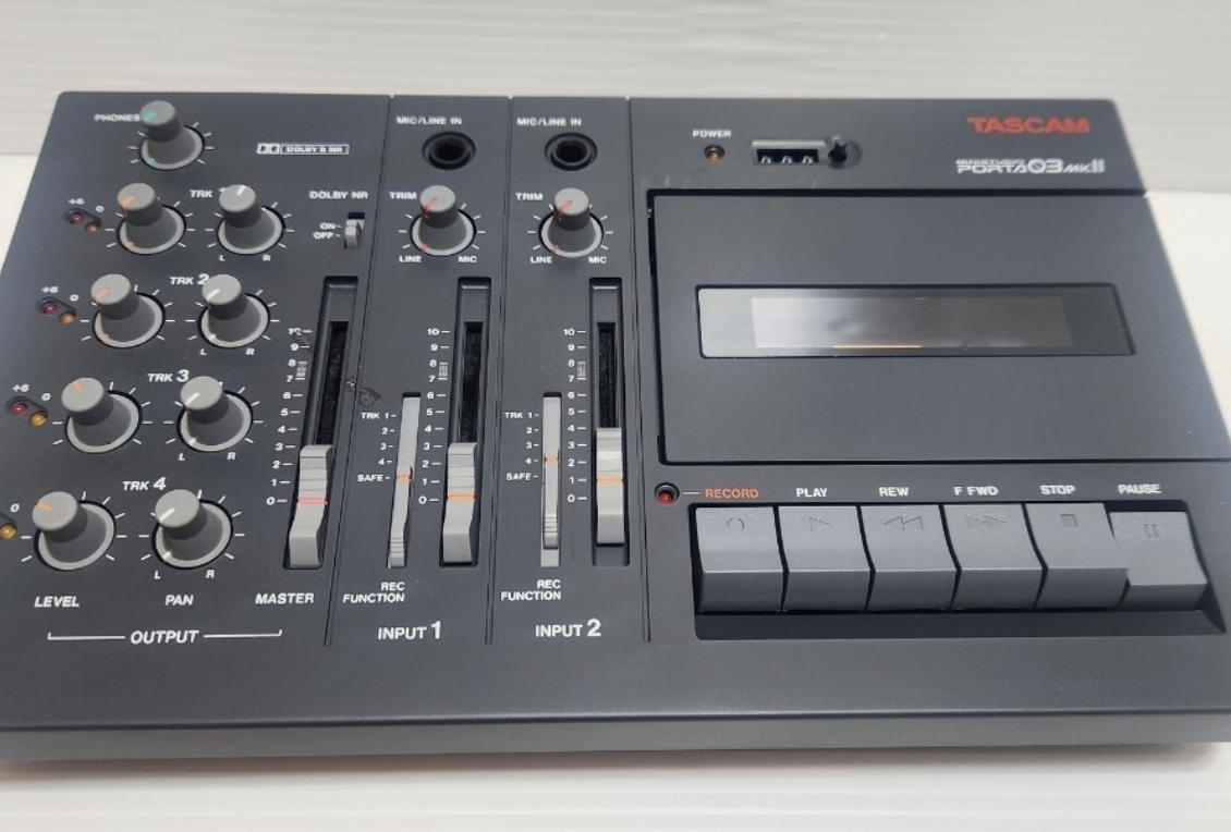 TASCAM PORTA 03 Ministudio MKII Analog Cassette Recorder PORTA03