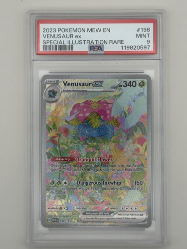Venusaur ex graded PSA 9 for sale on eBay