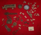 COLLECTION OF DUG CIVIL WAR RELICS FROM VIRGINIA UNION & CONFEDERATE BULLETS ETC